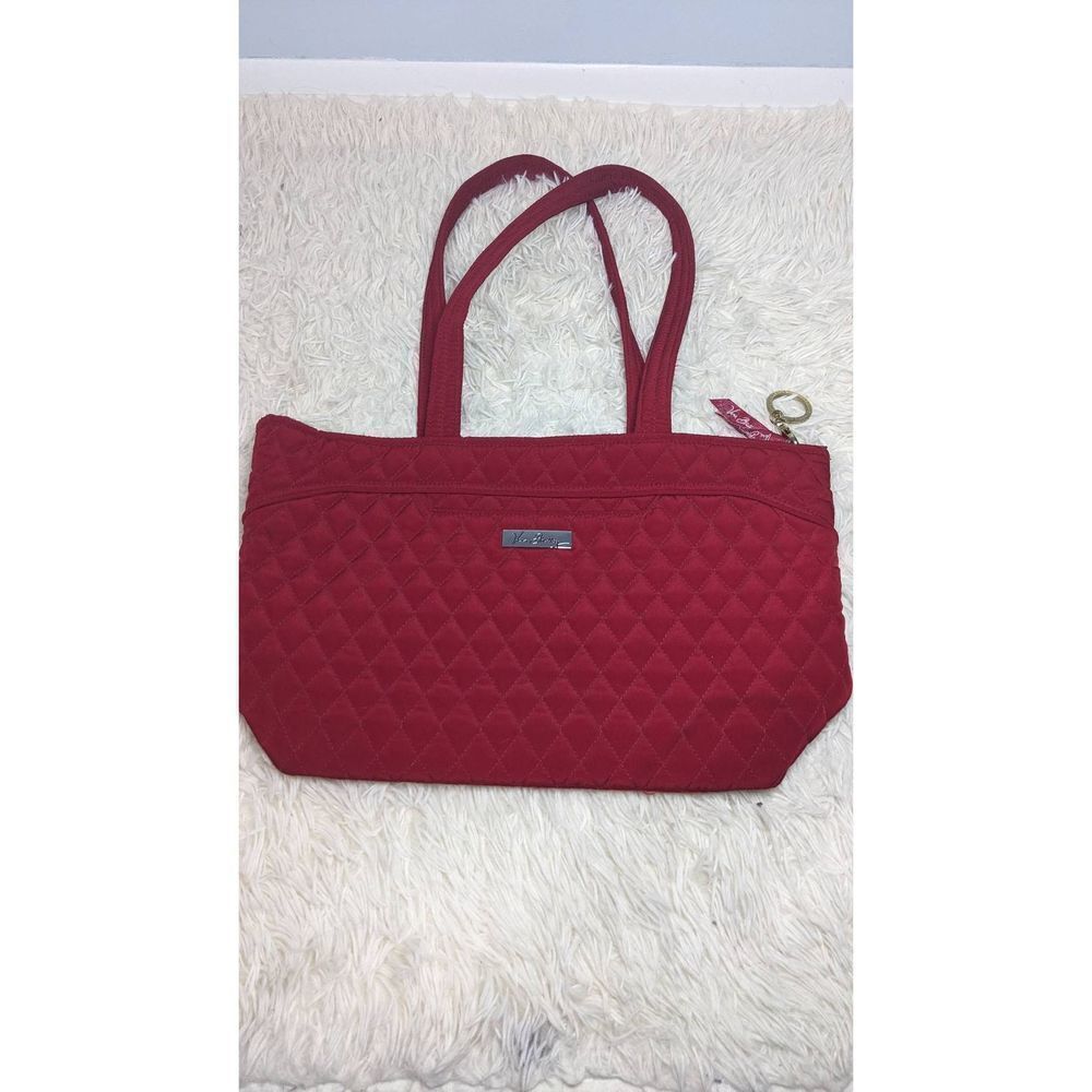 Vera Bradley red tote bag